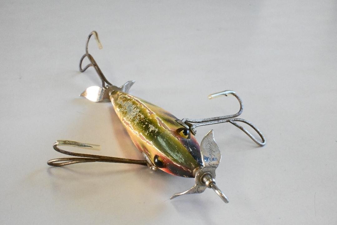 ルアー・フライ HEDDON #1500 DUMMY DOUBLE HEDDON No.1500 DUMMY DOUBLE Original 1910s Vintage Fishing