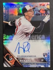 2016 Topps Chrome RC Auto Blue Refractor /150 Joey Rickard #RA-JR
