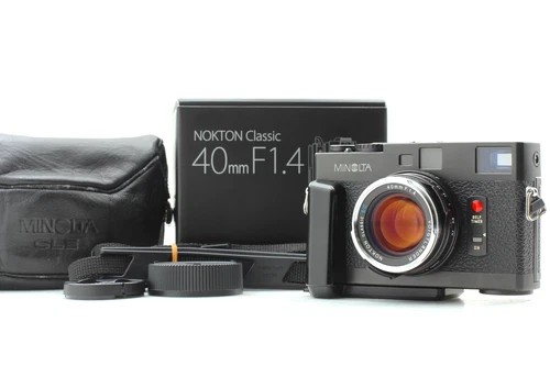 [Top MINT++ w/ Grip] Minolta CLE 35mm Film Camera Nokton 40mm f1.4 SC Lens JAPAN