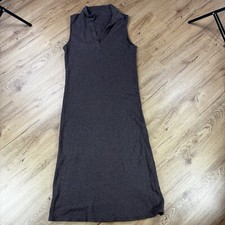 Women’s Sleeveless V-Neck Sweater Dress Long Medium