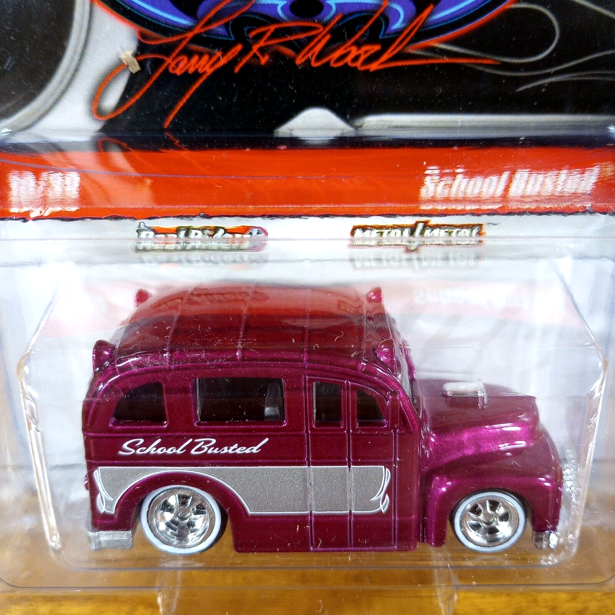 Hot Wheels Larry's Garage Chase Initials School Busted Purple Real