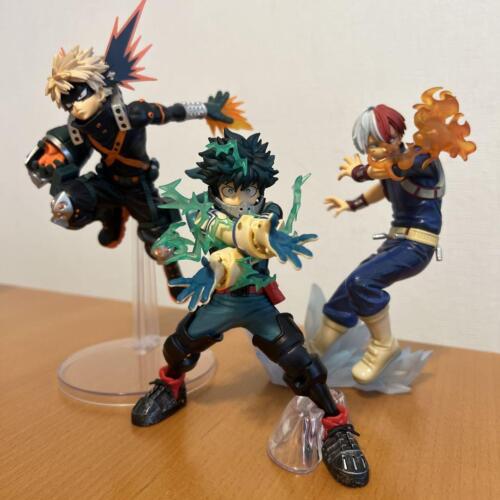 My Hero Academia Figure lot set 3 Izuku Midoriya Katsuki Bakugo Shoto Todoroki - 第 1/5 張圖片
