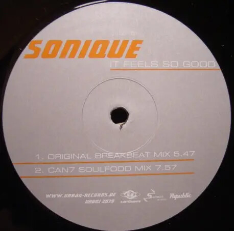 Sonique It Feels So Good Vinyl Single 12inch NEAR MINT Urban Records | eBay
