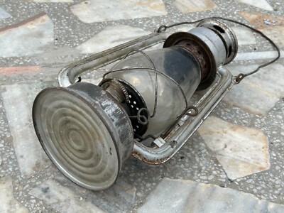 Lanterne Vintage Prabhat N°752 - Lampe à Kérosène Métal - Collection - Inde