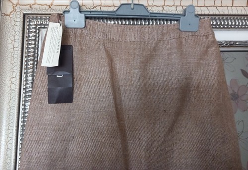 Vtg New FERAUD Ladies Smart Oatmeal Linen Silk Blend Lined 2 Piece Skirt Suit 12 - Picture 16 of 23