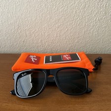 Ray-Ban Junior RJ9069S 48-16 Justin Square Sunglasses 130 3N Opal Green Gray Len