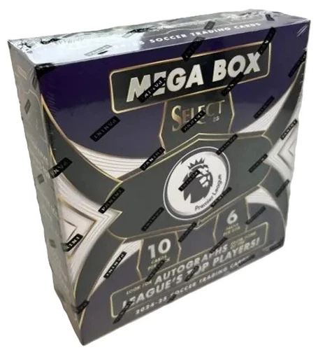 2024-25 Panini SELECT Premier League Soccer Factory Sealed Mega Box