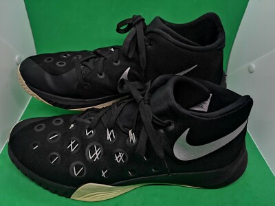 Nike Zoom Hyperquickness 749883-001 Men's Black Basketball Shoe Sneakers Size 13