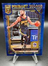 2021-22 Donruss Elite Stephen Curry Primary Colors #8 Blue Variation SP /99