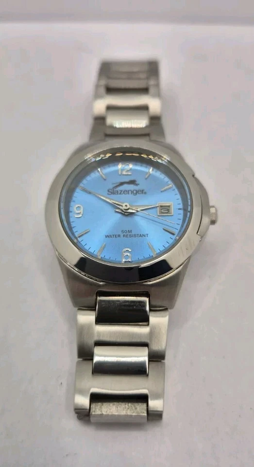 [Nuevo] Reloj de cuarzo Slazenger con esfera azul para dama  Foto 3 de 4