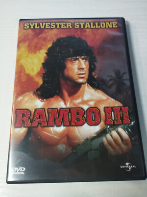 Rambo III Sylvester Stallone - DVD Spanish English Italian Deutsche Region 2 Am
