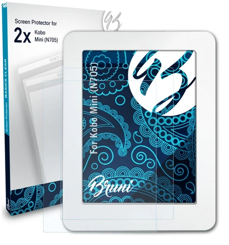 Bruni 2x protective film for Kobo Mini (N705) protective film