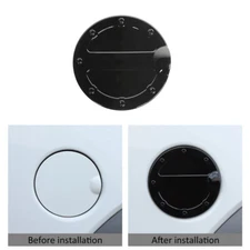 Black Door Fuel Tank Gas Cap Cover Trim For Ford F150 Raptor 2009-14 Accessories