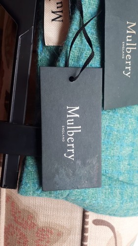 BNWT MULBERRY ARIEL TROUSERS COOL MINT TWEED UK 8 - Picture 7 of 10