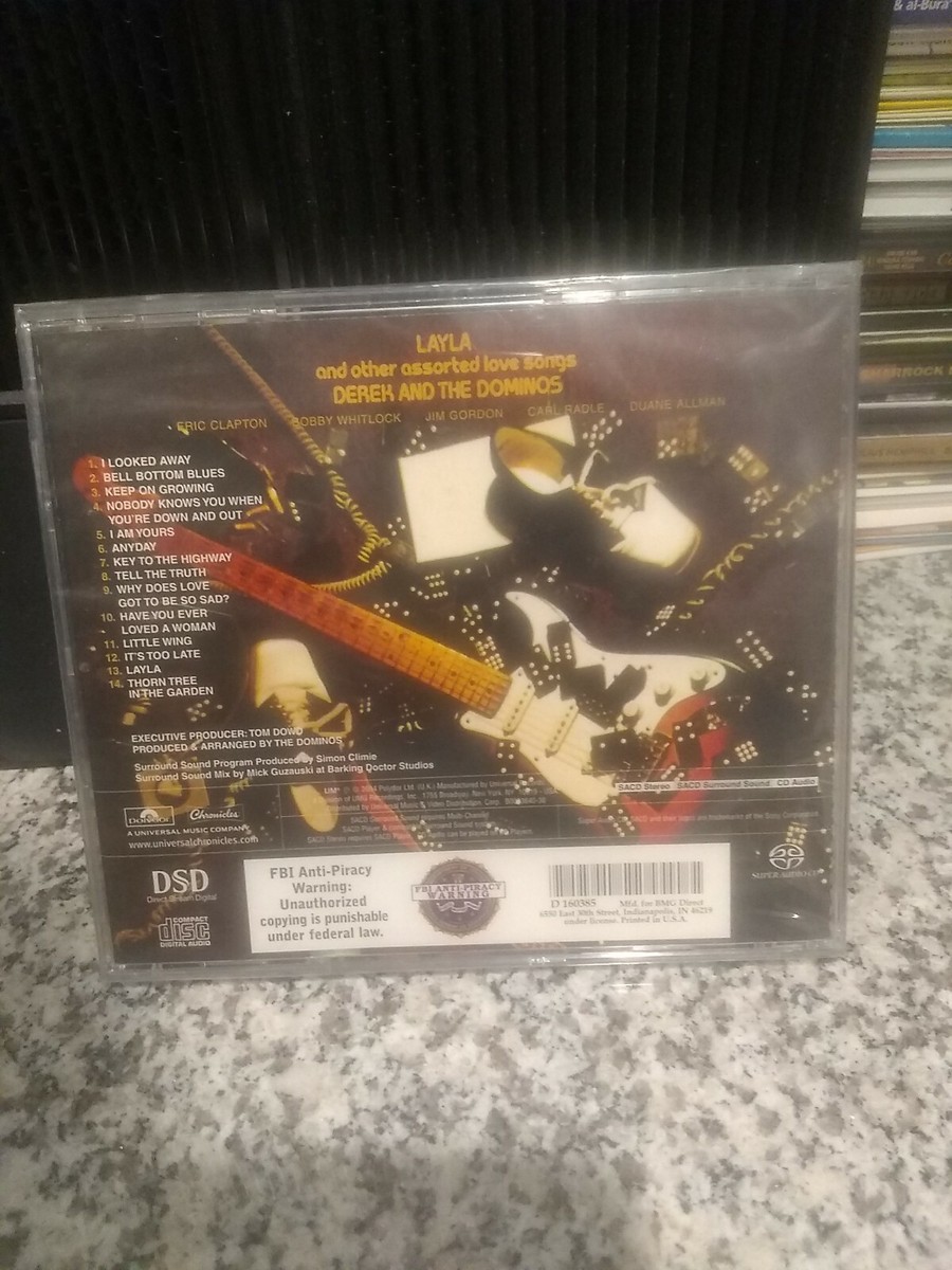 Derek & The Dominos Layla Hybrid SACD Super Audio DSD CD Clapton