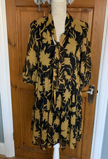 Dress by F&F Black & Mustard Size 12 NWOT **SALE**