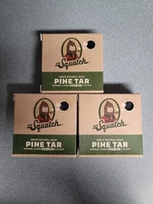 3 Pack of  Dr. Squatch Pine Tar Soap for Men - 5oz