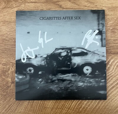 cigarettes after sex bubblegum CIGARETTES AFTER SEX * signed vinyl album * BUBBLEGUM * GREG, RANDY & JACOB  *