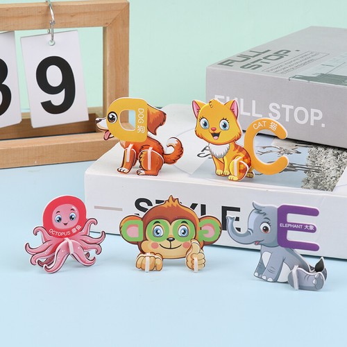 10/30pcs Cute Paper Plane Puzzle 3D DIY Mini Insect Animal Assembly Model - Photo 3/16