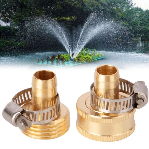 4 Set 1/2" Garden Hose Mender End Repair Kit Water Hose Male Female Connector - Picture 4 of 11