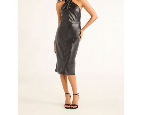 Sofia Vergara A-Line Dress Women's Size L Black 100% Polyester Bodycon, Classic