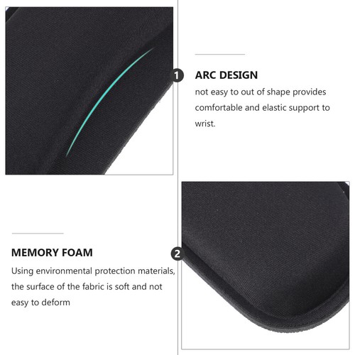 2 Pcs Support De Main La Souris Repose-poignet Pour Ordinateur Portable - Afbeelding 2 van 12