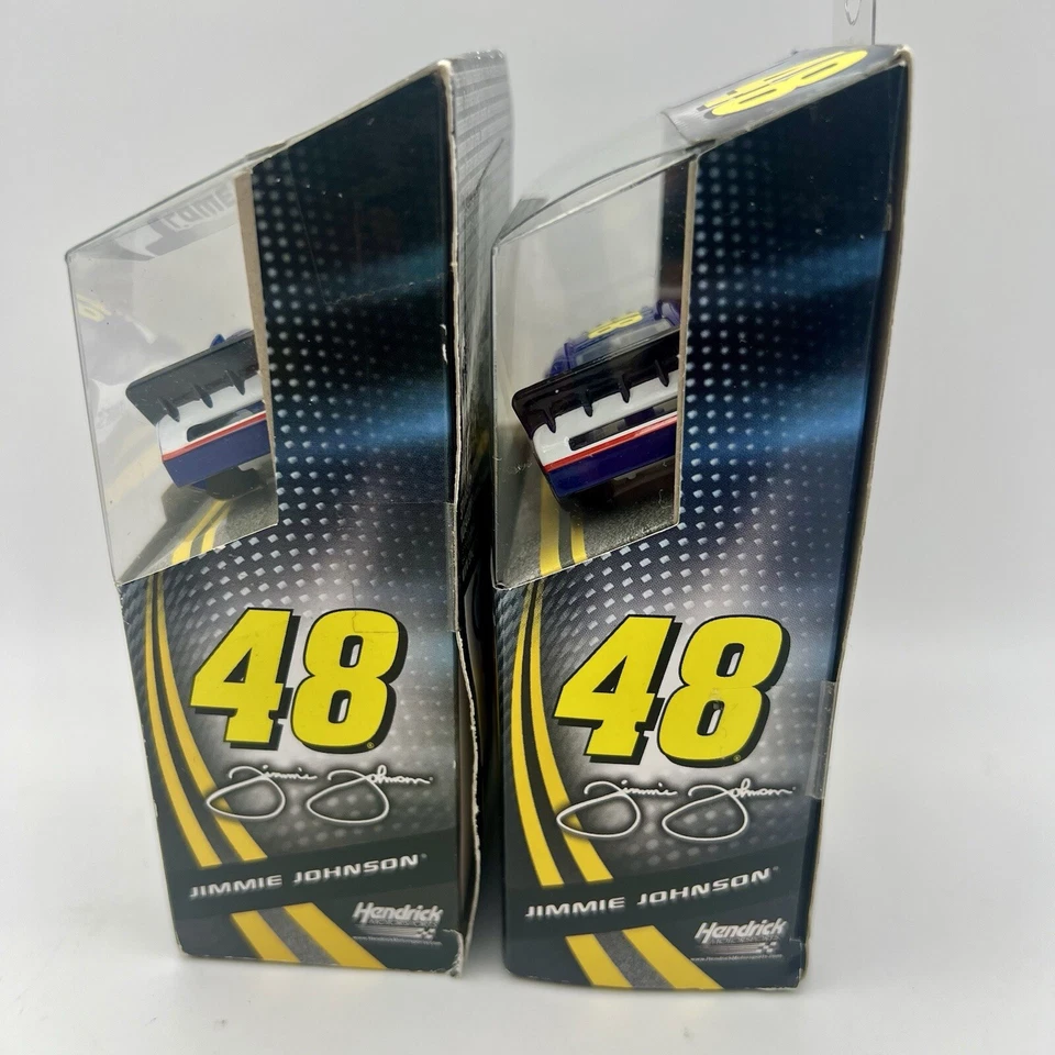 2 Pack NASCAR Full Blast #48 Jimmie Johnson Lowes blue and white car - Image 2 of 4