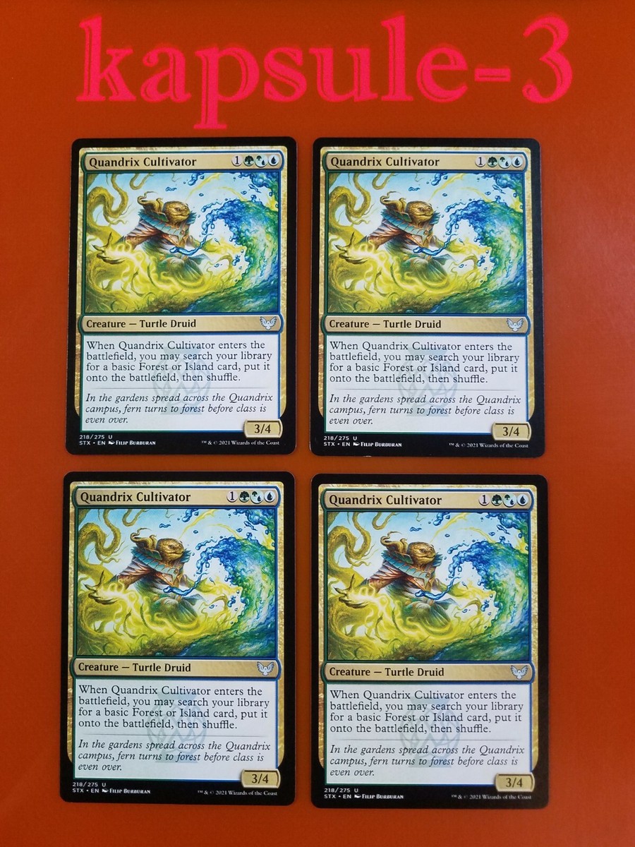 4x Quandrix Cultivator | Strixhaven School of Mages | MTG Magic Cards