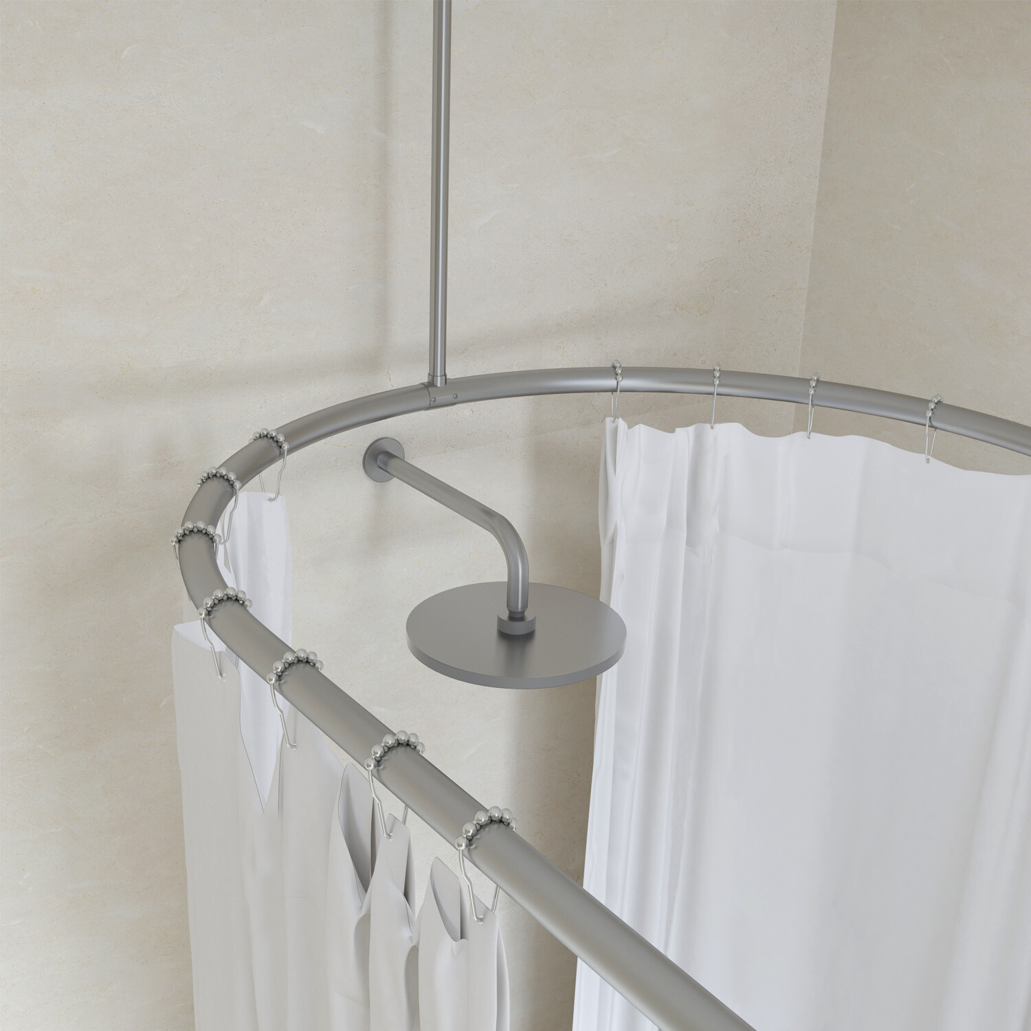 Ceiling Mounted Shower Curtain Rail Argos Shelly Lighting