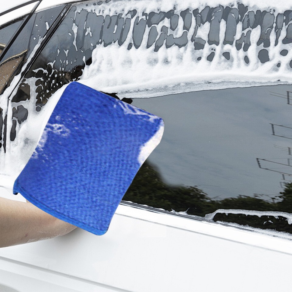 2-Pack Microfiber Clay Bar Mitts - Car Detailing Clay Gloves For Scratch-Free Cleaning