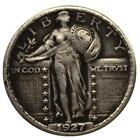 1927-S Standing Liberty Quarter Silver Coin Solid Very Fine Fine Details