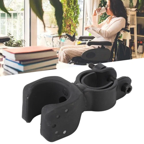 360 Grad Drehung Stockhalterung Gehstockhalter Rollstuhlzubehör Gehstockordner - Bild 5 von 11