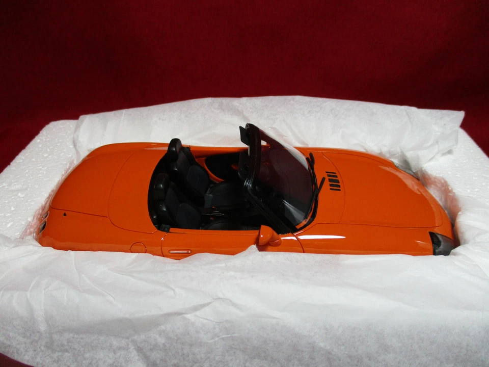 1:18 Scale Fiat Barchetta Rare Orange Resin Model Car Otto Ottomobile GT Spirit - Image 2 of 4