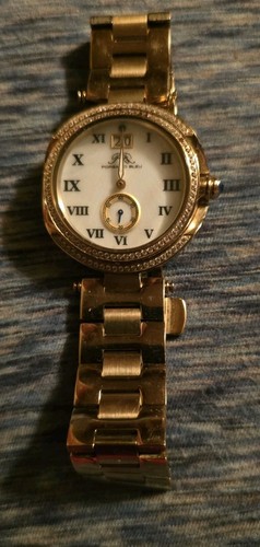 Porsamo Bleu South Sea Crystal Stainless Steel Women's Analog Watch