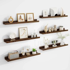 Picture Ledge Shelf, Floating Shelves Set of 6, 24 inch Long Picture Shelf fo...