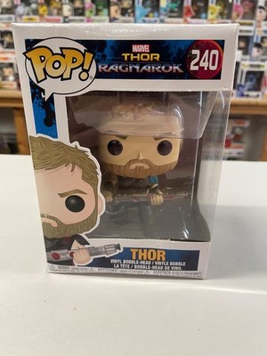 BESCHÄDIGTE BOX MARVEL THOR RAGNAROK - THOR 3,75'' VINYL FIGUR POP WACKELKOPF 240