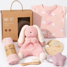 New Born Baby Girl Gifts Basket Set Baby Shower Gifts Infant Essential Stuff