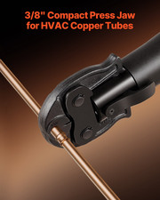 3/8in Press Jaw for Compact Press Tools, 24KN, HVAC/R Copper Pipe