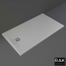 RAK Feeling Solid Grey Rectangular Shower Tray 1400mmx800mm - RFST080140S503