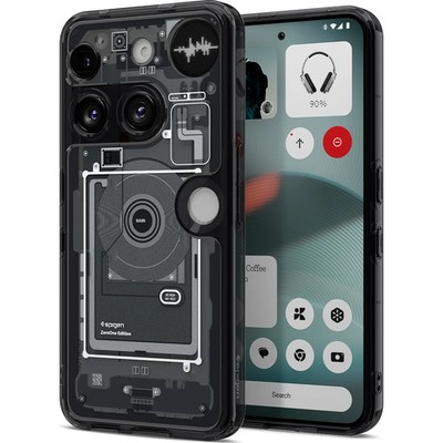 Handyhülle für Nothing Phone 3 Spigen Case Cover Schutzhülle Rauchfarben-Grau