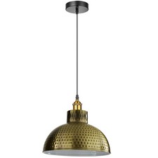 Modern Hanging Ceiling Pendant Light Vintage Industrial Retro Curvy Lamp Fixture