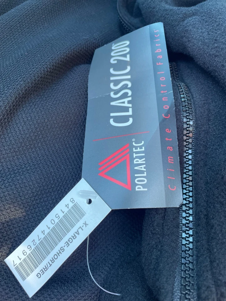 POLARTEC Classic 200 PANTALONES BABERO POLAR ESQUÍ NIEVE XL Cortos/Reg Negro Foto 2 de 4