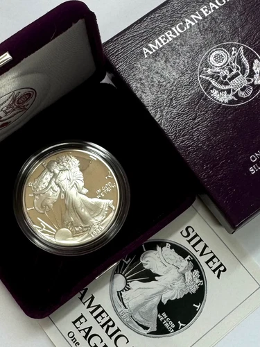 1990-S American Silver Eagle, Proof, NR