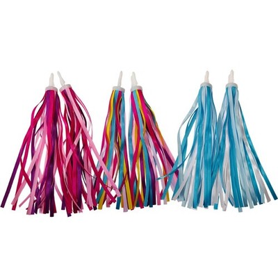 25cm Lenker Streamer für Kinderfahrräder Roller lila pink grün