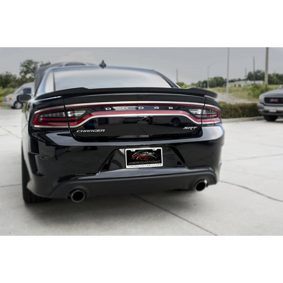 ACC Tail Light Trim fits 2015 Dodge Charger-4pc Stainless Steel/Brushed Foto 3 de 4