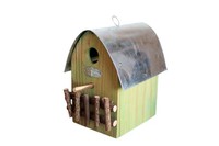 Vogelhaus Nistkasten 1Stk Sortiert Vogelvilla Gartendeko Landhausstil Holz Zink