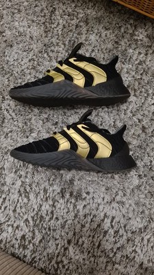adidas originals Sobakov Boost Schwarz Gold EU45  US11 Sehr guter Zustand