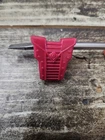 Vintage 1985 G.I. Joe Crimson Guard Hollow Backpack.Original Cobra Red Accessory