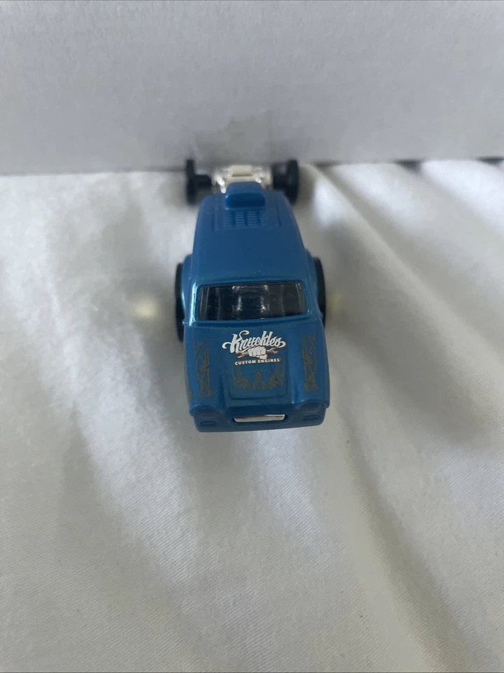 Hot Wheels Super Chromes Poppa Wheelie BDC90 Toy Car 8/10 Blue Chrome 2013 Car - Image 3 of 4