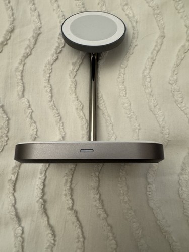 Satechi 2 in 1 Wireless Charging Stand for iPhone and Airpods, Grey. Boxed - Zdjęcie 4 z 7